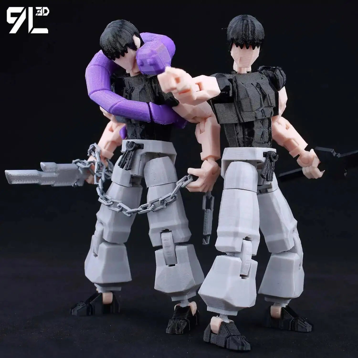 9L3D Printed Anime Naruto Jujutsu Kaisen One Piece Characters Lucky13 Dummy Action Figures Multi-Jointed T13 Mannequin Toys - Jujutsu Kaisen Merch - Free Shipping Buy Now