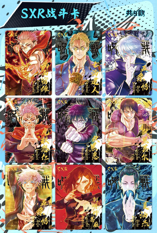 Jujutsu Kaisen Card Warlock Cards Gojo Satoru Fushiguro Megumi Itadori Yuji Cards Anime Peripheral Collection Cards Toy Gift