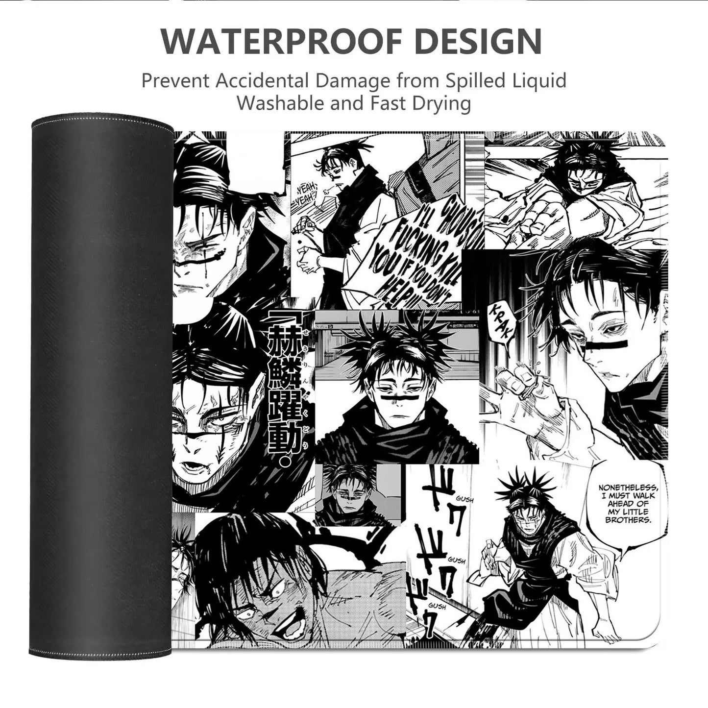 Hot Sale Anime Mouse Pad J-jujutsu Kaisen Choso Big Size Laptop Desk Mat Non-Slip Gamer Keyboard Pad Gaming Extended Mousepad