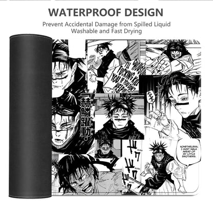 Hot Sale Anime Mouse Pad J-jujutsu Kaisen Choso Big Size Laptop Desk Mat Non-Slip Gamer Keyboard Pad Gaming Extended Mousepad