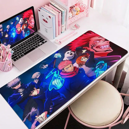 Jujutsu Kaisen Satoru Gojo Mouse Pad 90x40CM Non-slip Gaming Mousepad Gamer E-Sports Mouse Mat Mechanical Keyboard XXL Desk Mat