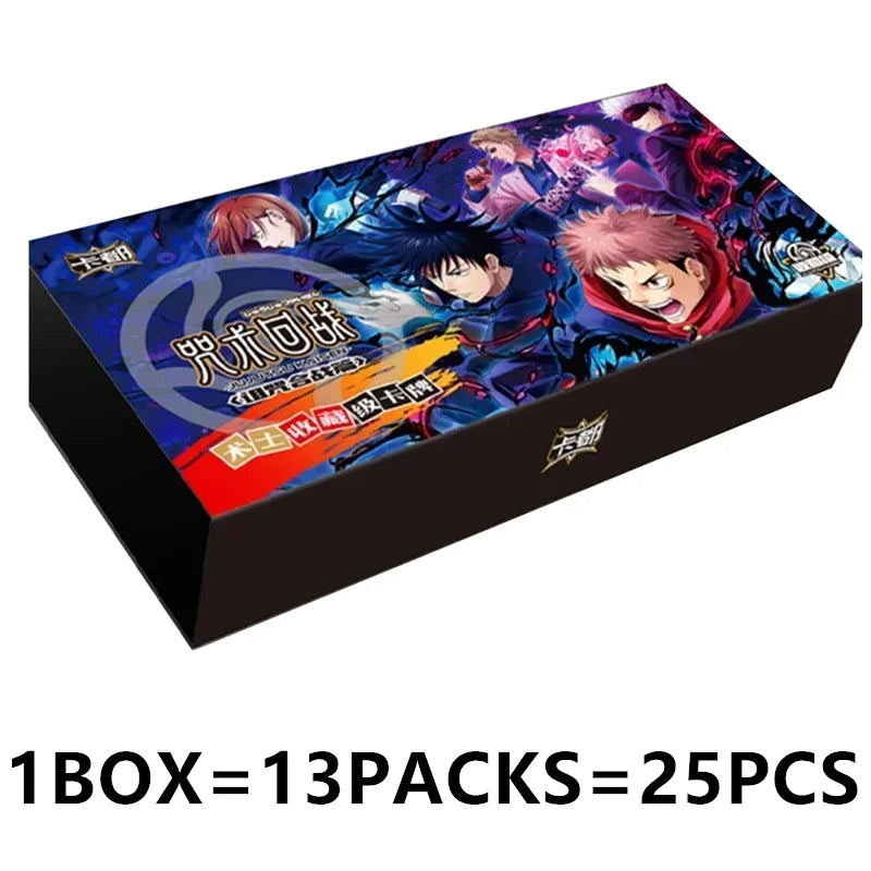 Genuine Jujutsu Kaisen Card Warlock Cards Gojo Satoru Fushiguro Megumi Itadori Yuji Cards Anime Peripheral Collection Cards Toy
