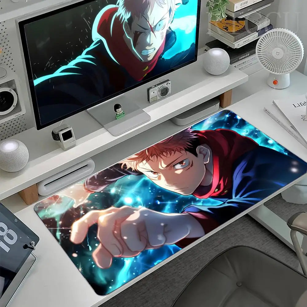 Jujutsu Kaisen Itadori Yuji Mouse Pad Mousepad Large Gaming Mouse Pad LockEdge Thickened Computer Keyboard Table Desk Mat