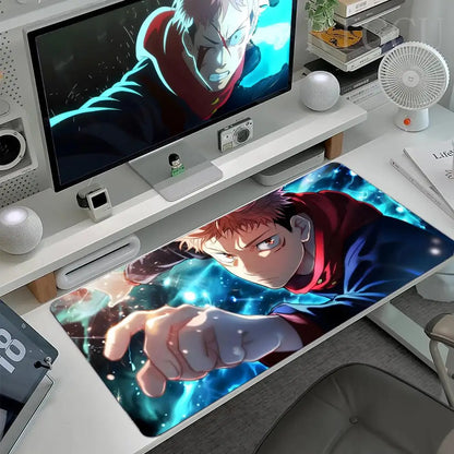 Jujutsu Kaisen Itadori Yuji Mouse Pad Mousepad Large Gaming Mouse Pad LockEdge Thickened Computer Keyboard Table Desk Mat
