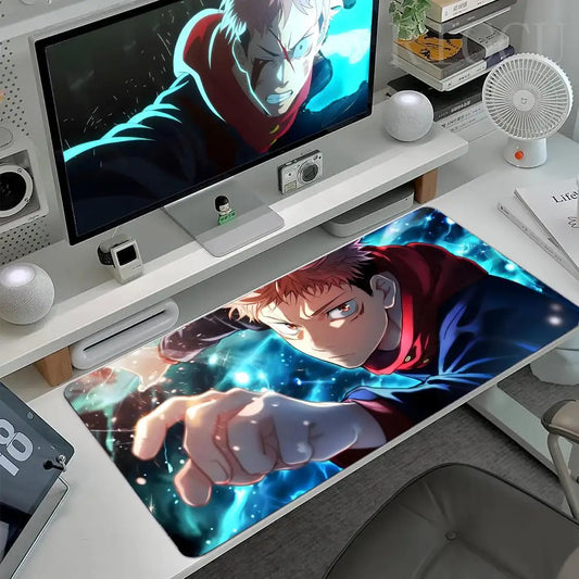 Jujutsu Kaisen Itadori Yuji Mouse Pad Mousepad Large Gaming Mouse Pad LockEdge Thickened Computer Keyboard Table Desk Mat