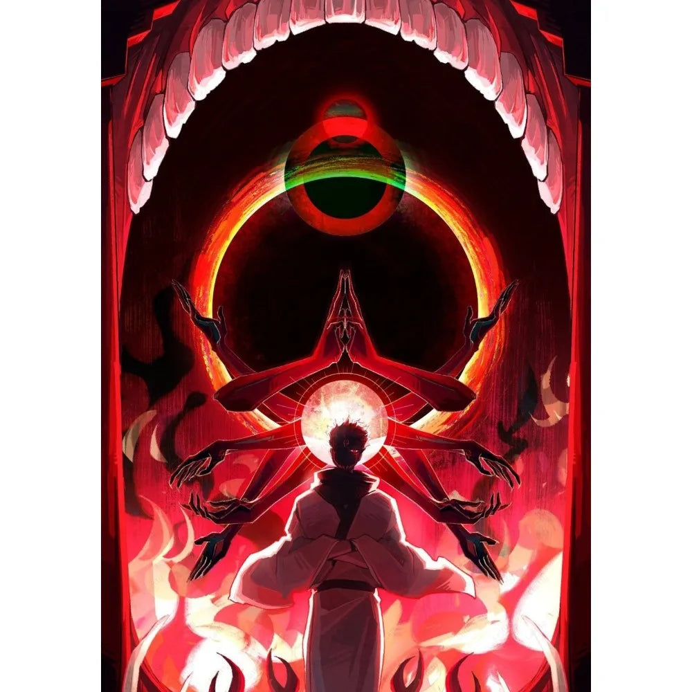 Jujutsu k-Kaisen Anime Cool JOJO Tv HD Poster Sticky Wall Art Printing Waterproof Home Living Bed Room Bar Aesthetic Decor
