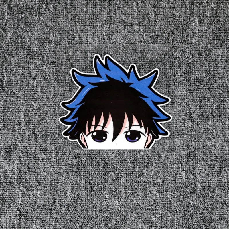 Car Stickers Jujutsu Kaisen Satoru Gojo Anime Cartoon Reflective Decoration For Windshield Bumper Trunk Motorcycles Laptop C40