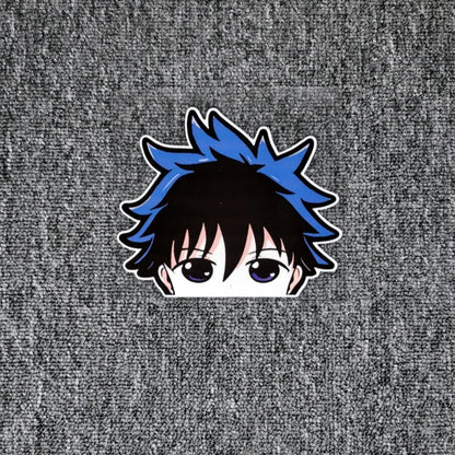 Car Stickers Jujutsu Kaisen Satoru Gojo Anime Cartoon Reflective Decoration For Windshield Bumper Trunk Motorcycles Laptop C40