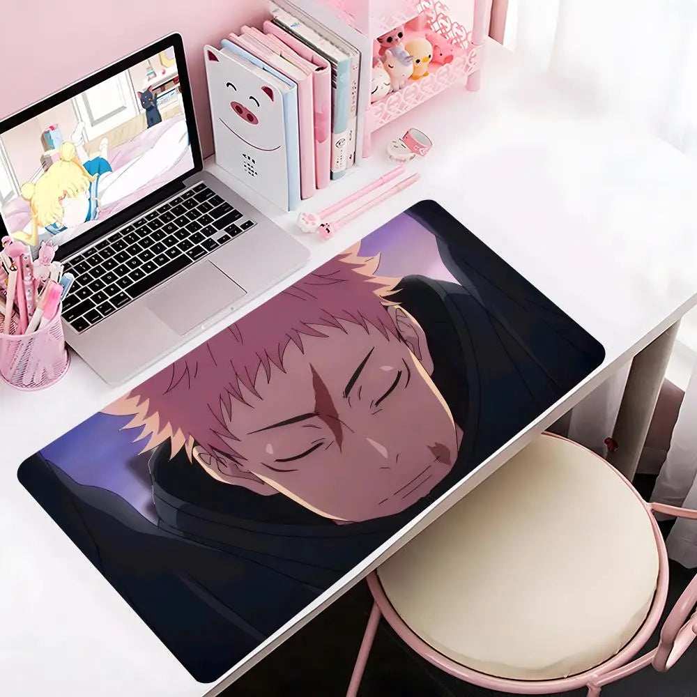 Jujutsu Kaisen Itadori Yuji Mouse Pad Mousepad Large Gaming LockEdge Thickened Computer Keyboard Table Desk Mat