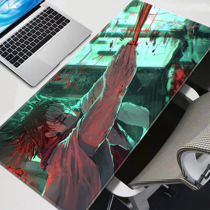 Hot Sale Anime Mouse Pad J-jujutsu Kaisen Choso Big Size Laptop Desk Mat Non-Slip Gamer Keyboard Pad Gaming Extended Mousepad