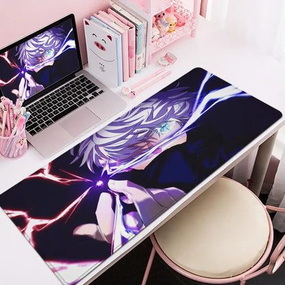 Jujutsu Kaisen Satoru Gojo Mouse Pad 90x40CM Non-slip Gaming Mousepad Gamer E-Sports Mouse Mat Mechanical Keyboard XXL Desk Mat