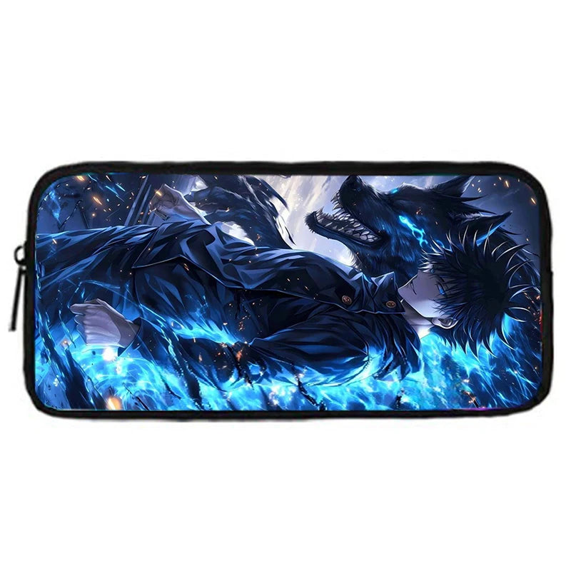 Ensemble de sacs à dos d'école Jujutsu Kaisen Satoru Gojo pour enfants, avec sac à bandoulière, sacs à crayons, sacs d'école pour garçons et filles, meilleur cadeau