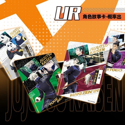 KAYOU Genuine Jujutsu Kaisen Card College Articles Warlock Collection Card Itadori Yuji Gojo Satoru BP Card Peripheral Toy Gift
