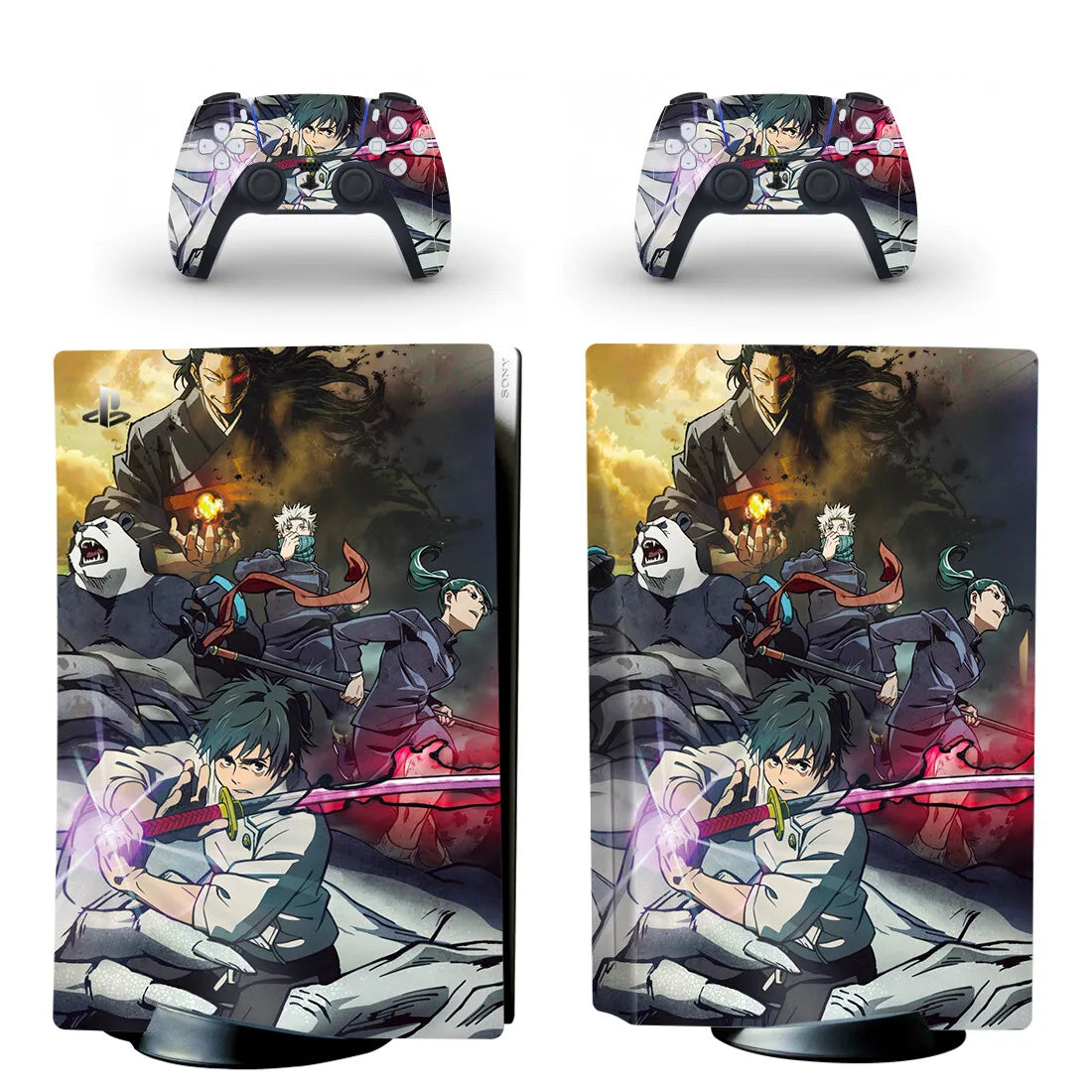 New Anime Jujutsu Kaisen Gojo PS5 Disc Skin Sticker Decal Cover for Console Controller PS5 Standard Disk Skin Sticker Vinyl