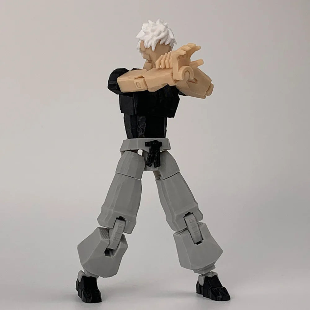 3D Printed Jujutsu Kaisen Gojo Satoru Anime Multi-Jointed Shapeshift Toys Action Figures Mannequin Model Ornaments Gifts - Jujutsu Kaisen Merch - Free Shipping Buy Now
