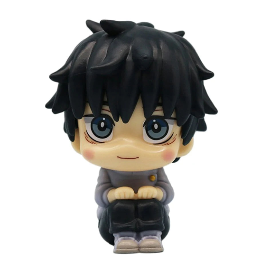 Anime Cute Fushiguro Toji Jujutsu Kaisen Figure Gojo Satoru Action Figure Q Version Doll Geto Suguru Statue 10cm PVC Model Toys - Jujutsu Kaisen Merch - Free Shipping Buy Now