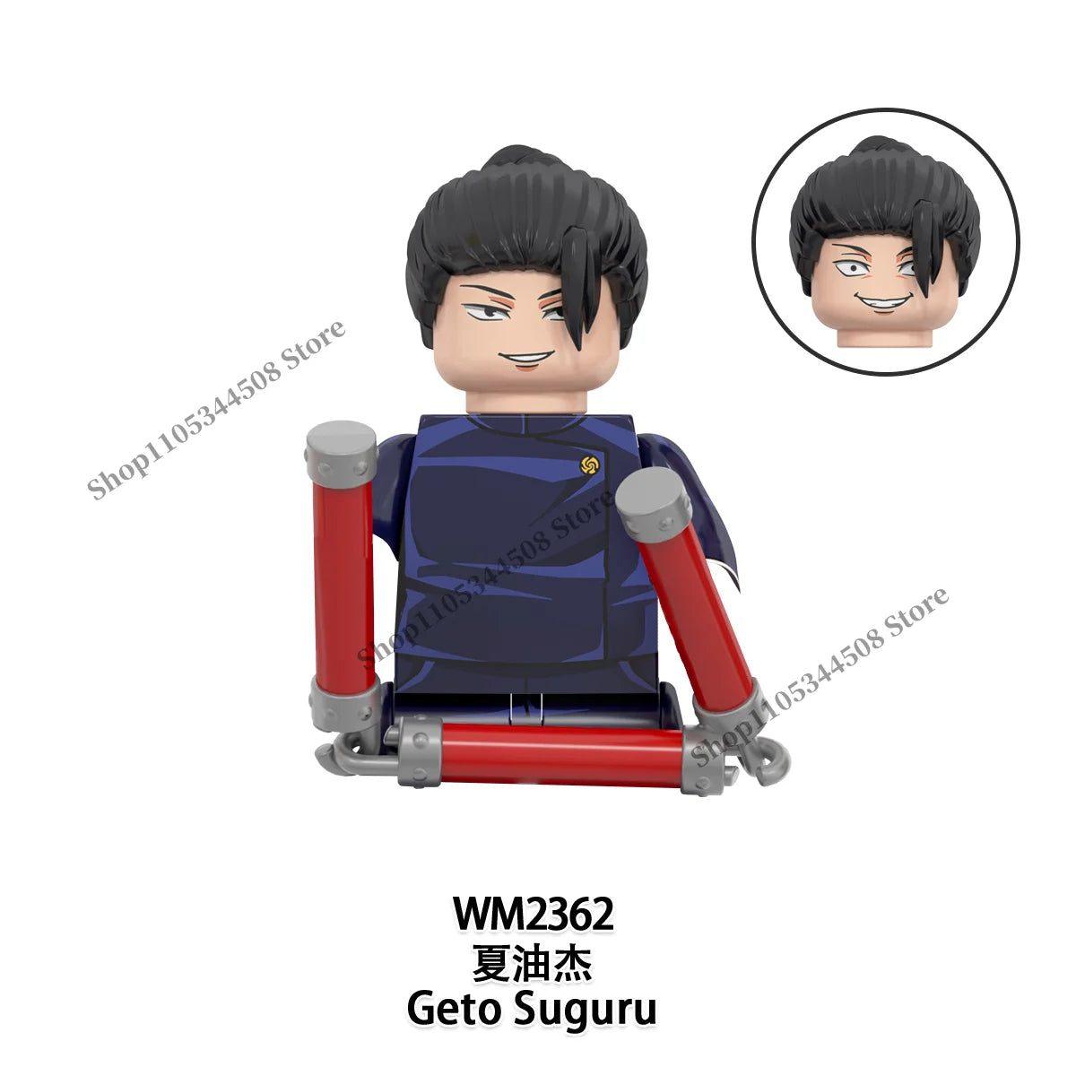 Jujutsu Kaisen MINI Puzzle Brick toys Makora Gojo Satoru Rogo Ryomen Sukuna Kugisaki Nobara Building Blocks Collection Gift