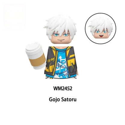 Anime Jujutsu Kaisen Cartoon Gojo Satoru Itadori Yuj Fushiguro Megumi Okkostu Yuta Building Blocks Mini Action Figures Kids Toy - Jujutsu Kaisen Merch - Free Shipping Buy Now