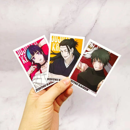 10pcs Anime Jujutsu Kaisen Photo Card Yuji Itadori Yuta Okkotsu Kinji Hakari Hiromi Higuruma Zenin Naoya DIY Postcard Bookmark