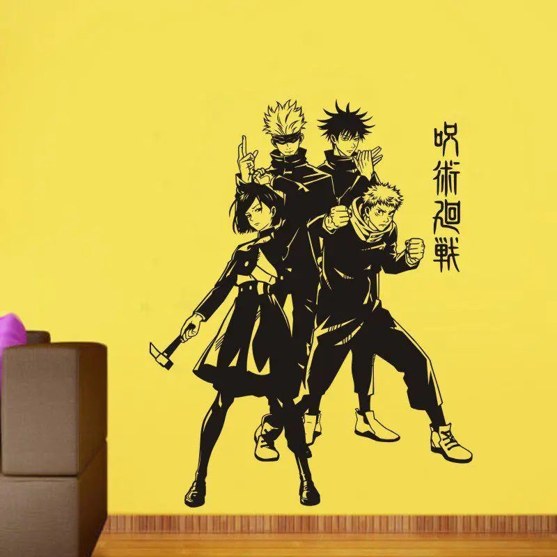 Jujutsu Kaisen Wall Decal Kitashirakawa Vinyl glass Stickers Decal Decor Home Decorative Decoration Anime Car