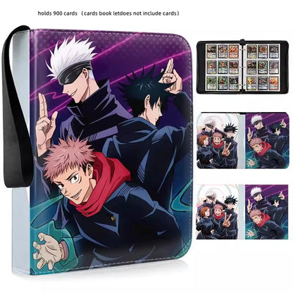 Jujutsu Kaisen Anime Collection Card Album Book Folder Phantom Parade 900pcs Zipper Card Binder Holder Toy Gift
