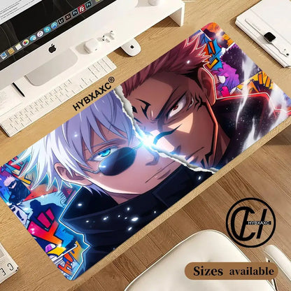 Hot-selling HD J-Jujutsu Kaisen Mouse Pad Professional Gaming Mouse Pad Waterproof Non-Skid Keyboard Mat Big Size Desk Pad