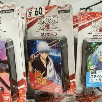 Bandai Union Arena Trading Card Game Starter Deck Anime Collection Blue Lock Demon Slayer Jujutsu Kaisen Hunter X Hunter Gintama