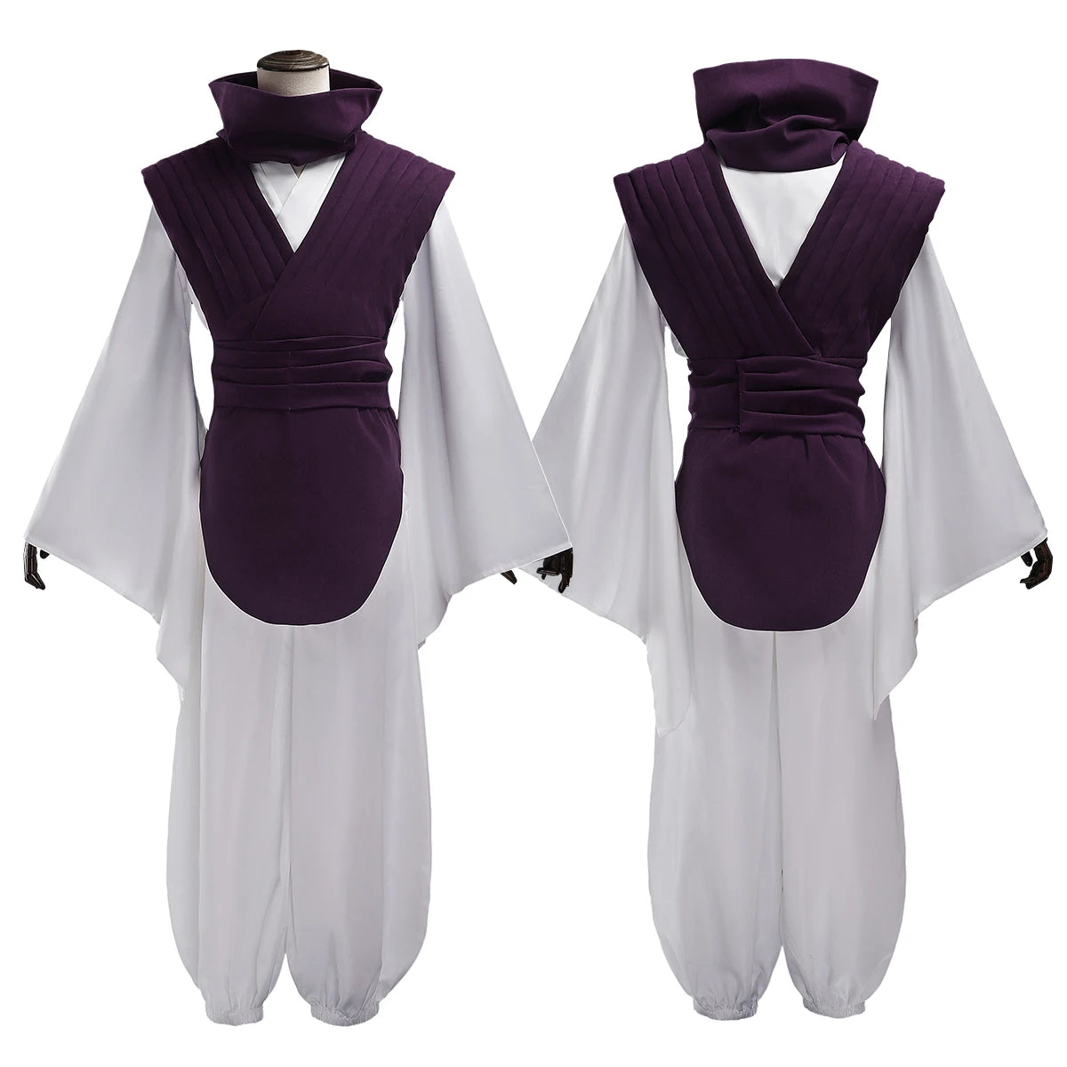 HOLOUN Jujutsu JJK Manga Anime Choso Cosplay Costume Purple Vest Neck Gaiter Belt White Elastic Pants Top Gift - Jujutsu Kaisen Merch - Free Shipping Buy Now