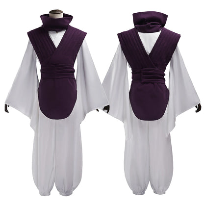 HOLOUN Jujutsu JJK Manga Anime Choso Cosplay Costume Purple Vest Neck Gaiter Belt White Elastic Pants Top Gift - Jujutsu Kaisen Merch - Free Shipping Buy Now