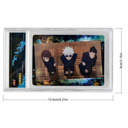 Jujutsu Battle Gojo Shoko Suguru Nobara Classic Anime Collection Card Popular Characters Transparent Card Series Family Toys