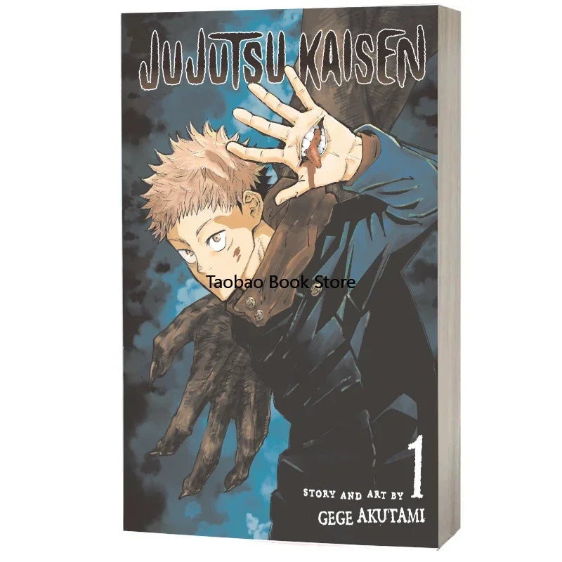 Jujutsu Kaisen Vol 1 Manga Comic Book Japanese Shonen Jump Action Adventure Series for Teens and Young Adults
