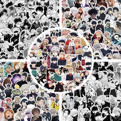 51-73pcs Set Jujutsu Kaisen Anime Itadori Yuji Gojo Satoru Geto Suguru Figures Cute Cartoon Diy Stickers Fans Peripheral Gift