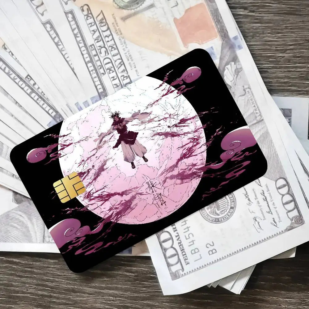Cool Fashion Anime Popular Hot Top Jujutsu Kaisen Luxury Credit Card Film Debit Protect Bank Bus Card Sticker Skin
