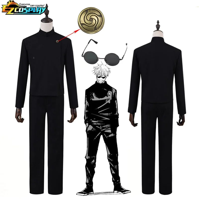 Geto Suguru Cosplay Anime Jujutsu Kaisen Cosplay Adult Mens Shirt Pants Wig High School Halloween Uniform Full Set - Jujutsu Kaisen Merch - Free Shipping Buy Now