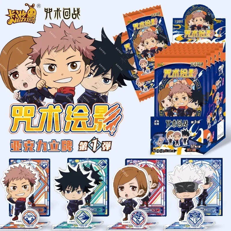 Cartes Jujutsu Kaisen Chapitre avancé Cartes en métal rare Cartes Quicksand de qualité Cartes de collection Gojo Satoru Fushiguro Megumi 