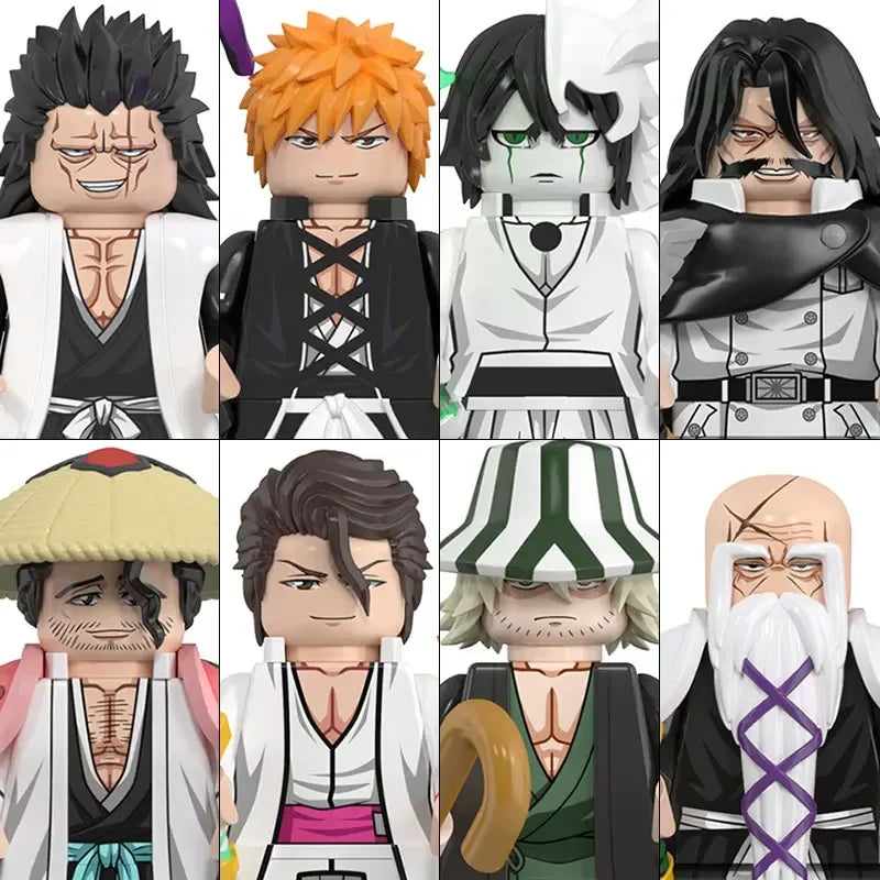Jujutsu Kaisen Bleach Building Blocks Itadori Yuji Gojo Satoru Ryomen Sukuna Mini Action Figure Accessories Christmas Gifts