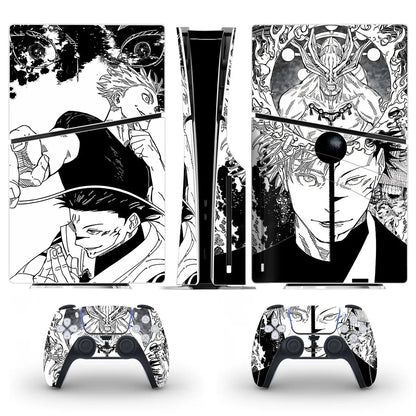 Anime Jujutsu Kaisen Gojo PS5 Slim Disc Skin Sticker Decal Cover for Console and Controllers PS5 Slim Disk Skin Sticker Vinyl