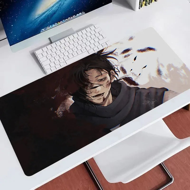 Gaming Mouse Pad Jujutsu Kaisen Choso Office Desk Cushion Computer Accessories Keyboard Table Mat Mousepad 90x40 Laptop Cushion