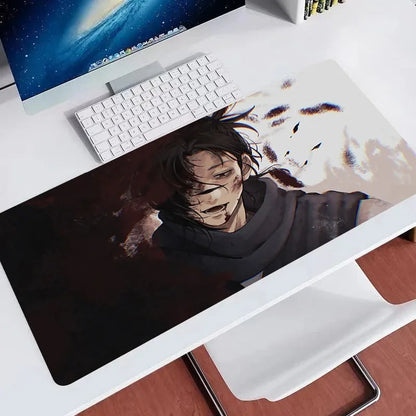 Gaming Mouse Pad Jujutsu Kaisen Choso Office Desk Cushion Computer Accessories Keyboard Table Mat Mousepad 90x40 Laptop Cushion
