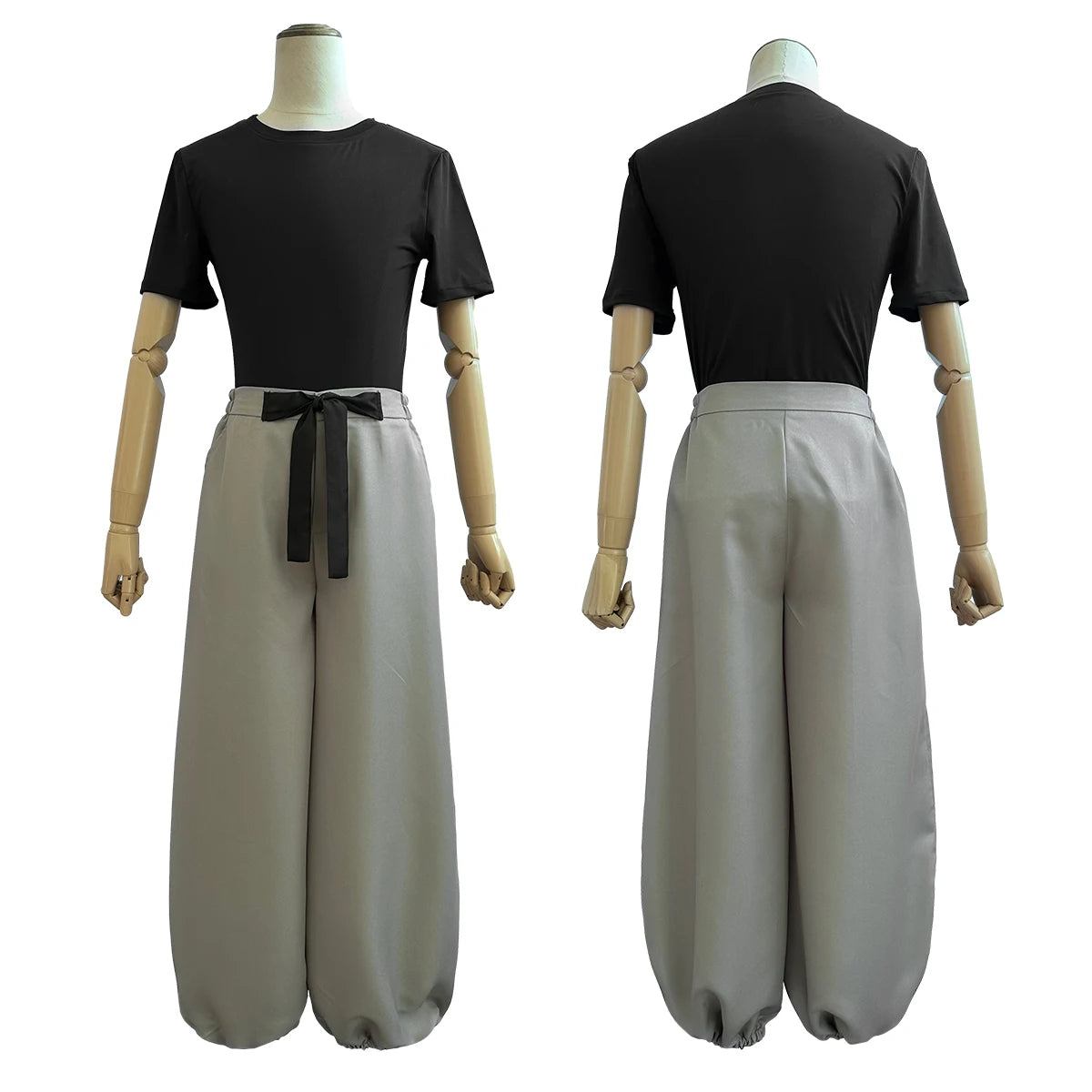 HOLOUN Jujutsu JJK Manga Anime Fushiguro Toji Satoru Gojo Cosplay Costume Wig T-shirt Pants Rose Net Halloween Christmas Gift - Jujutsu Kaisen Merch - Free Shipping Buy Now