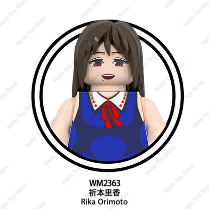 Jujutsu Kaisen Hot Anime Mini Acion Figures Satoru Gojo Model Classic Cartoon Building Blocks Itadori Yuji Dolls Bricks Toy Gift