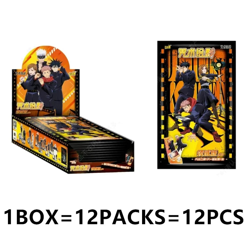 Genuine Jujutsu Kaisen Card Warlock Cards Gojo Satoru Fushiguro Megumi Itadori Yuji Cards Anime Peripheral Collection Cards Toy