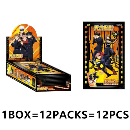 Genuine Jujutsu Kaisen Card Warlock Cards Gojo Satoru Fushiguro Megumi Itadori Yuji Cards Anime Peripheral Collection Cards Toy