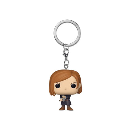 Pocket Keychain Jujutsu Kaisen Megumi Yuji Itadori Nobara Kugisaki Satoru Action Figure Collection Toys for Gifts