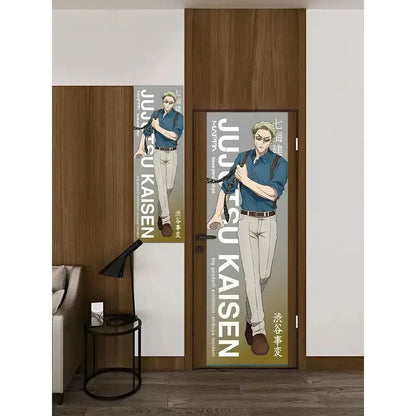 New Satoru Gojo Poster Jujutsu Kaisen Room Decoration Poster Wall Stickers Okkotsu Yuta Mahito 200cm high and 60cm wide poster