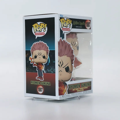 Original Funko Pop Jujutsu Kaisen Ryomen Sukuna Action Model Doll #1887 Vinyl Figure Toy Kids Gift Collect Limited Edition Decor