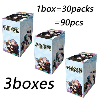 Original Jujutsu Kaisen Collection Cards Fantasy Anime Protagonist Itadori Yuji Fushiguro Megumi Cool Skill Cards Festival Gifts