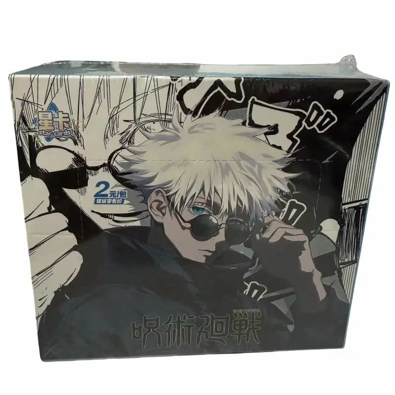 star cards Jujutsu Kaisen Thickened cards Card tiles included Blind box collection cards Thirty packs per box
