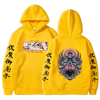 Jujutsu Kaisen print men's casual fashion street hoodie Autumn and winter comfortable and soft hot blood adventure anime - Jujutsu Kaisen Merch - Free Shipping Buy Now
