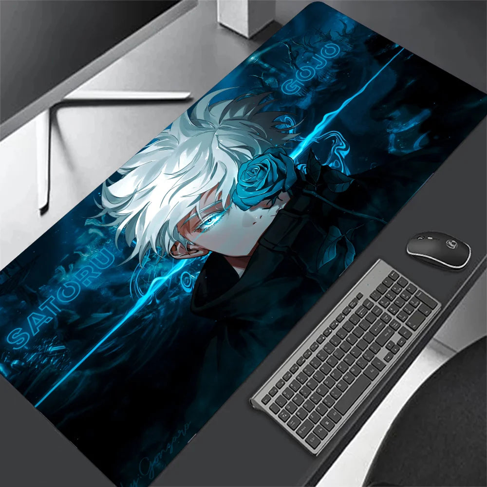Jujutsu Kaisen XXL Mouse Pad Anime Gojo Satoru Large Gaming Mousepad Gamer Company Keyboard Mouse Mats Carpet Computer Desk Mat